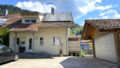Sicht auf Hauseingang, Treppenabgang zur FeWo, Dop