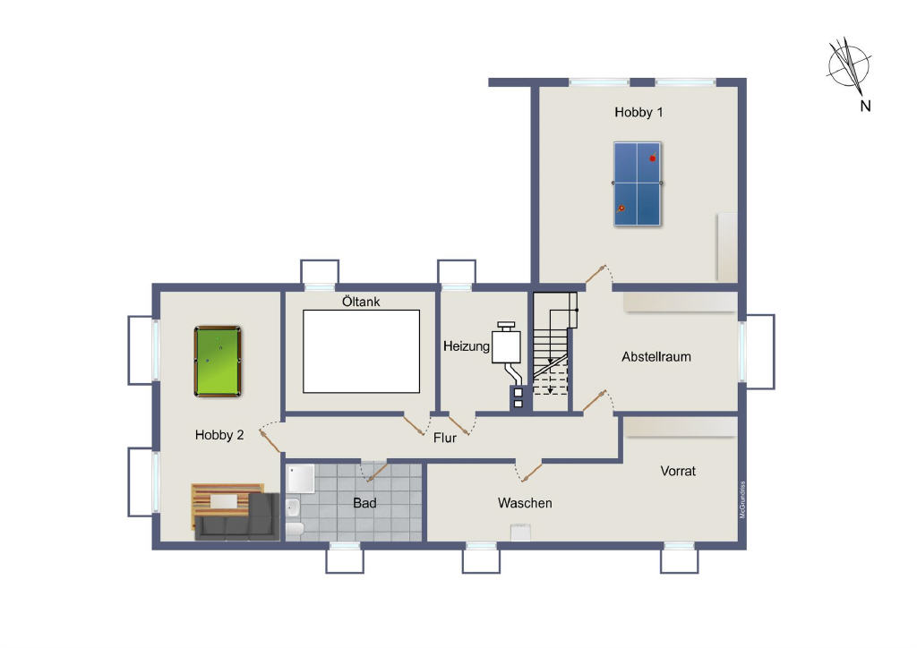Grundriss UG