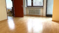 Wohnzimmer mit Zugang zur Küche und zum Balkon