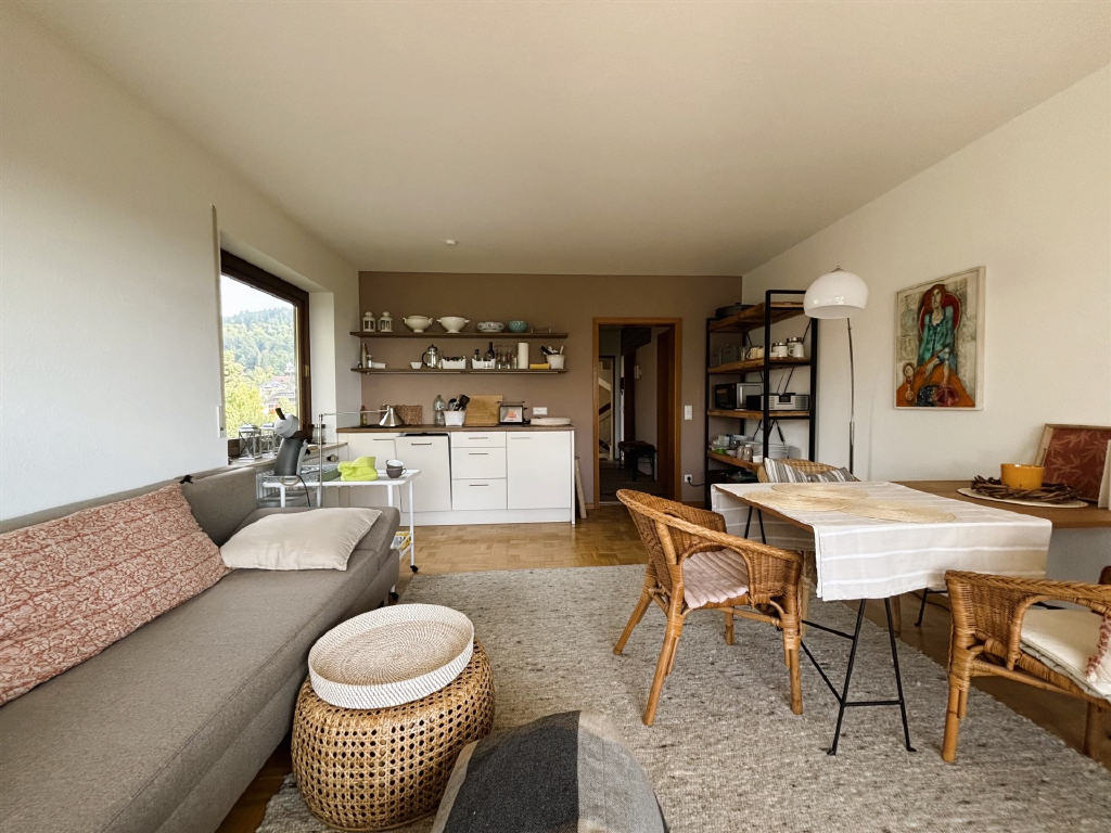 Wohn-/Esszimmer mit Küche