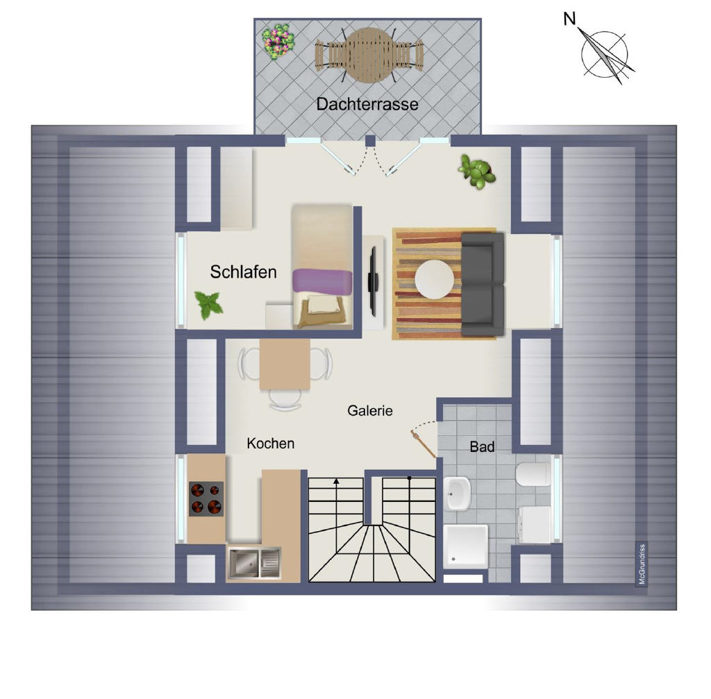 Grundriss Ebene 2 / GG
