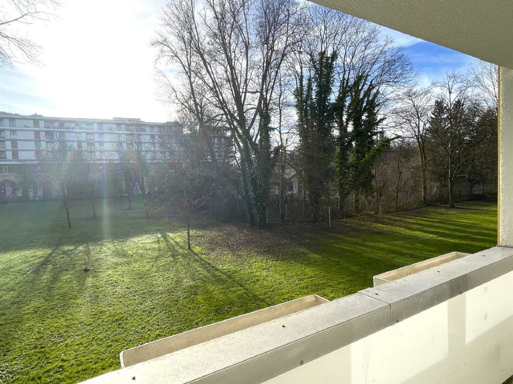 Süd-Balkon mit Sicht ins Grüne