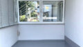 Terrasse teilweise verglast