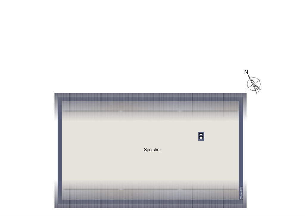 Grundriss Dachgeschoss / Speicher
