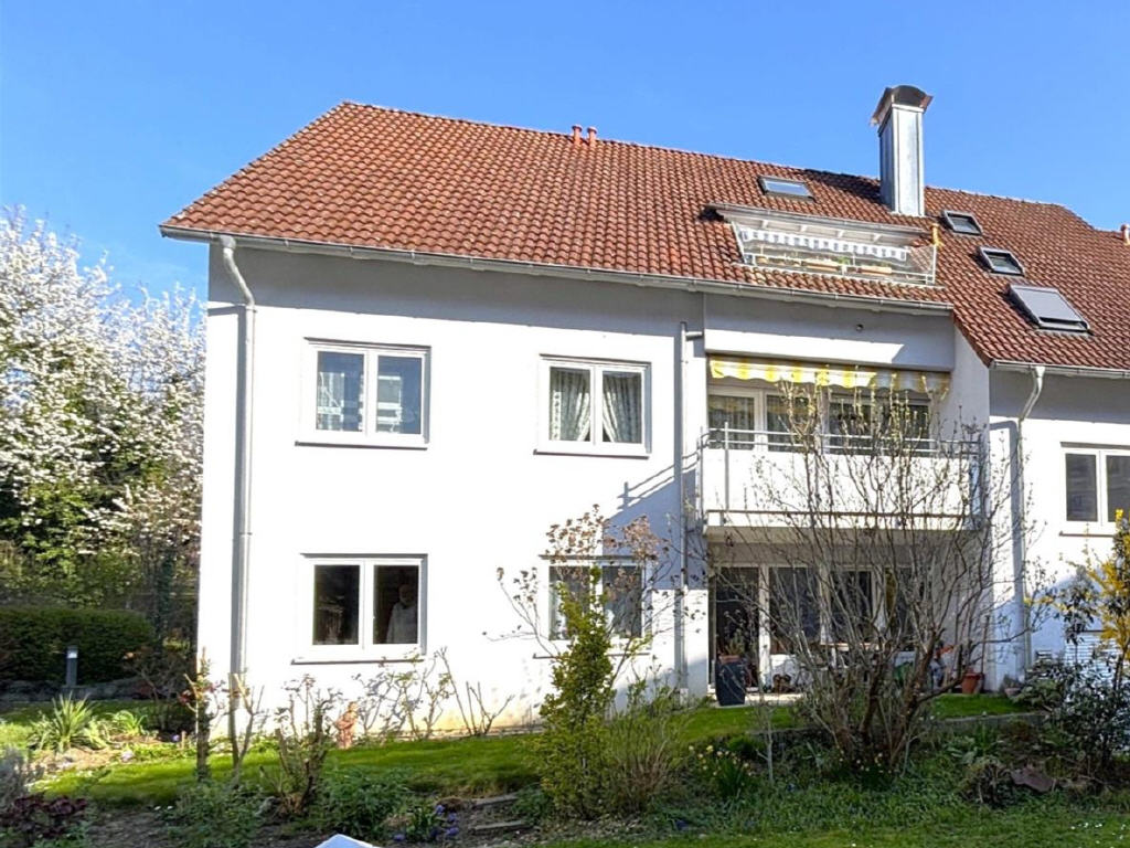 Grundriss 4-Zimmer-ETW mit Gartenanteil (5 m Breit