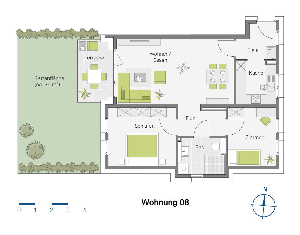 Musterwohnung - Küche