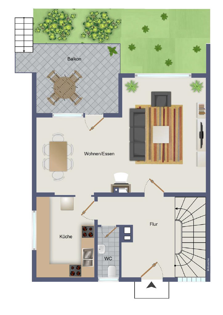 Grundriss EG